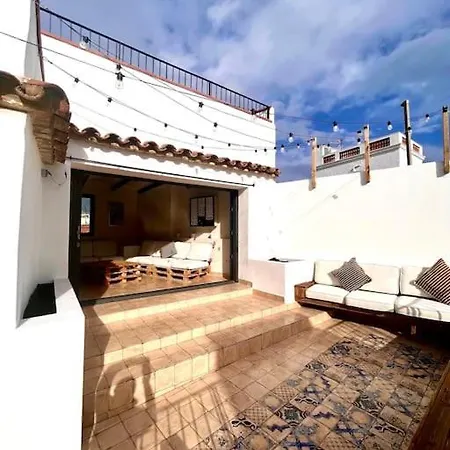 度假居 Huge Superb Duplex Old Town 锡切斯